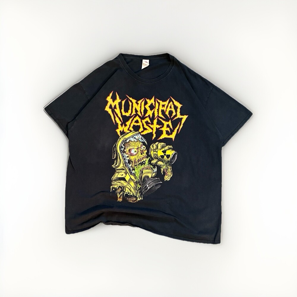 Municipal Waste Large T-Shirt Official Thrash Metal Band Tee Concert